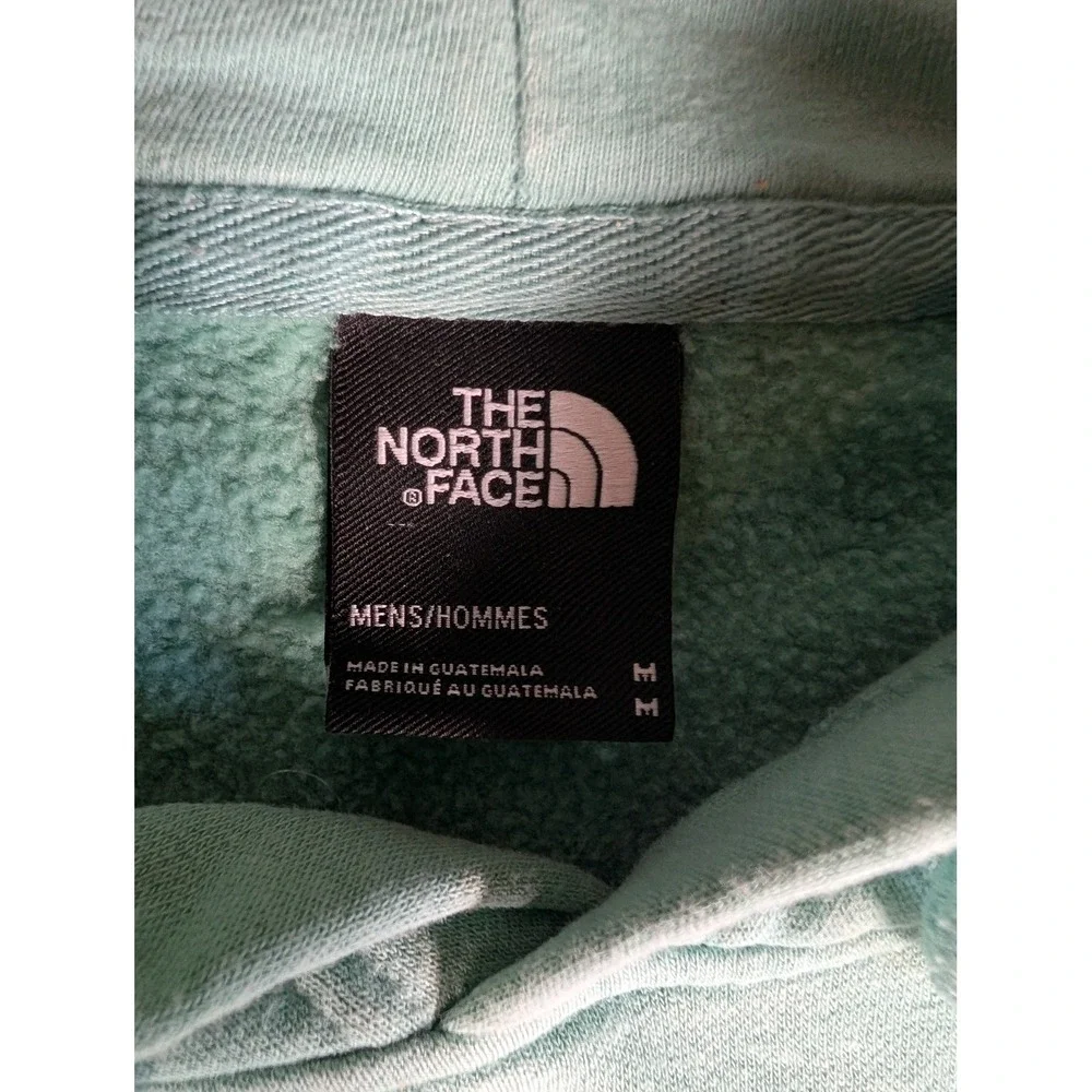 The North Face Mens Half Dome Pullover Hoodie Mint Green Logo Sweatshirt